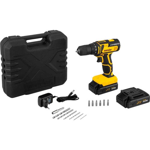 Parafusadeira/ Furadeira à Bateria 20V Bivolt - Vonder