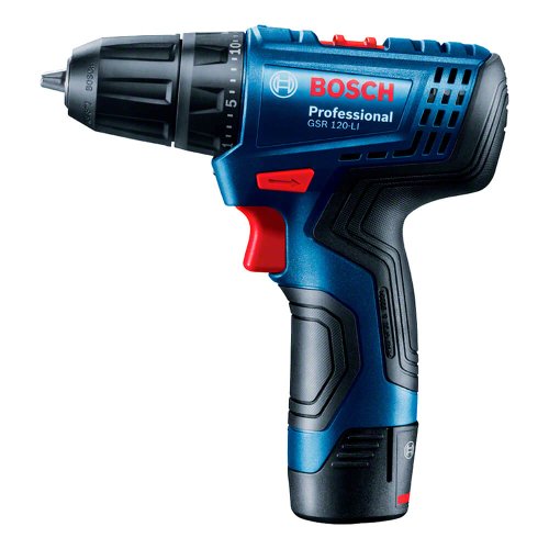 Parafusadeira Furadeira à Bateria Bosch GSR 120-LI + Maleta - Bosch