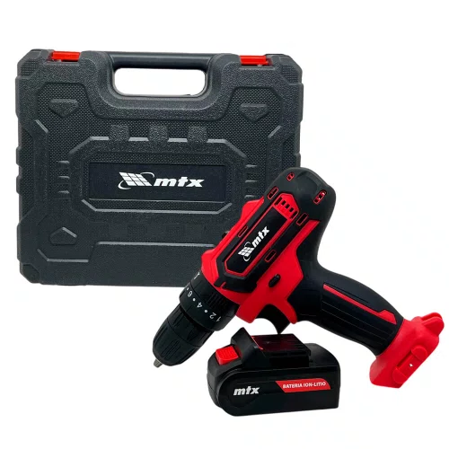 Parafusadeira / Furadeira a Bateria 12V com Impacto com Maleta - MTX