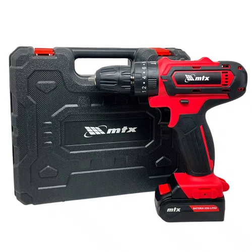 Parafusadeira / Furadeira a Bateria 12V com Impacto com Maleta - MTX