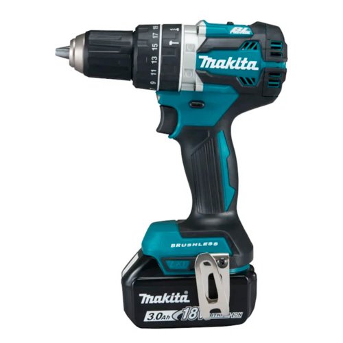 Parafusadeira/ Furadeira de Impacto à Bateria 18V - Makita DHP484RFE