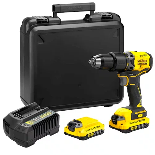 Parafusadeira/ Furadeira de Impacto Brushless 1/2" 20V com Maleta - Stanley