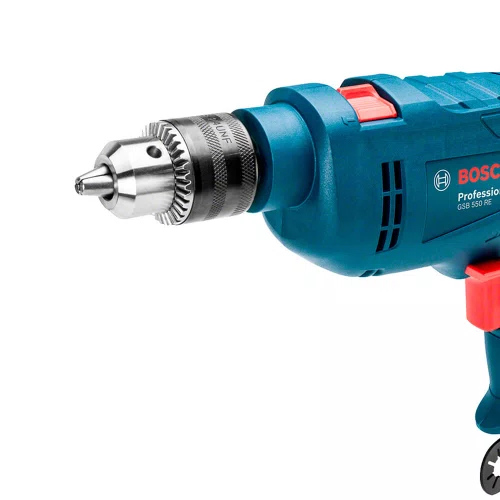 Furadeira de Impacto Bosch GSB 550 RE 550W 220V com Maleta