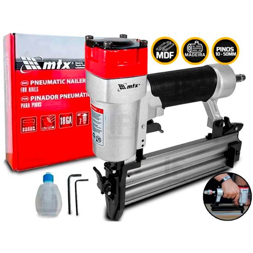 Pinador Pneumático para Pinos de 10 a 50mm - 574109 - MTX