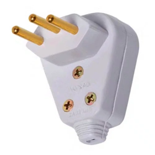 Pino Macho Gigante 2P + T 20A 250V Branco - Pluzie