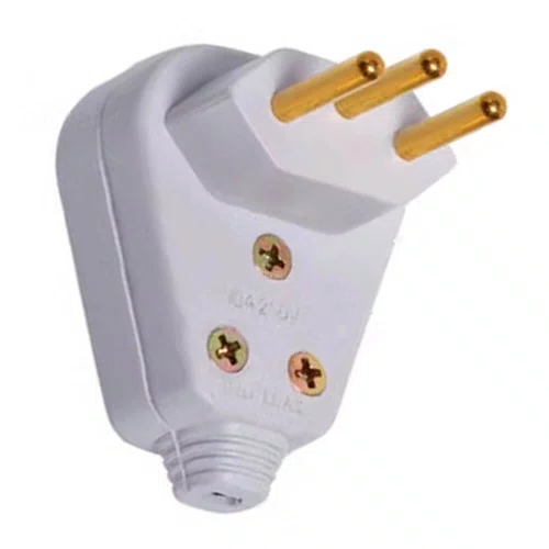 Pino Macho Gigante 2P + T 20A 250V Branco - Pluzie