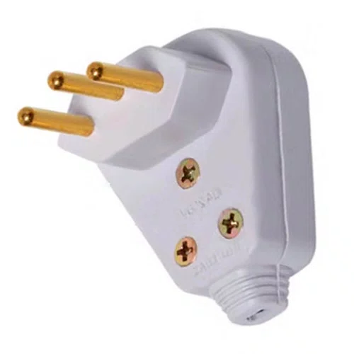 Pino Macho Gigante 2P + T 20A 250V Cinza - Pluzie