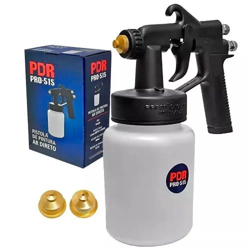 Pistola de Pintura Pneumática Sucção Ar Direto 600ml PRO-515 - PDR