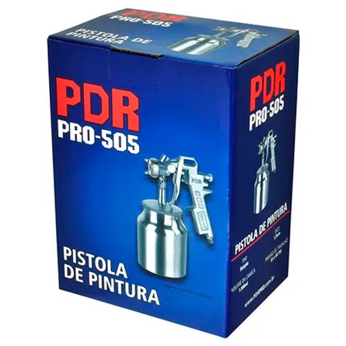 Pistola de Pintura Pneumática Sucção Bico 1,5mm PRO-505 - PDR