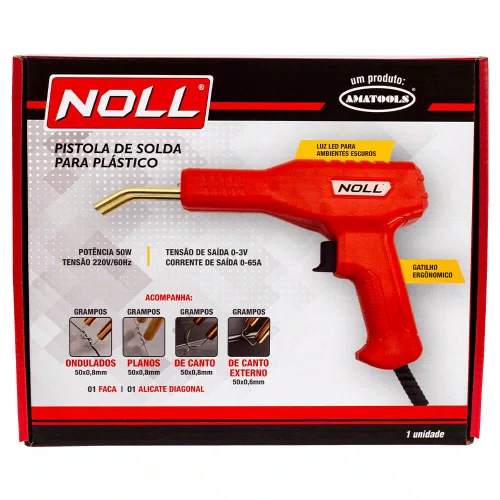 Pistola de Solda para Plástico 50W 220V - Noll