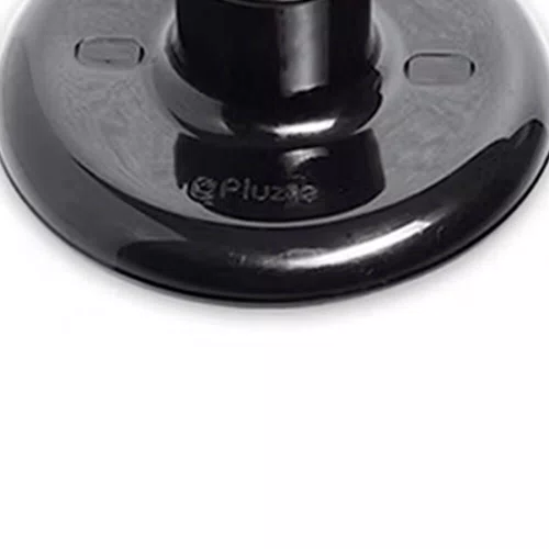 Plafon com Bocal de Porcelana 100W Preto - Pluzie