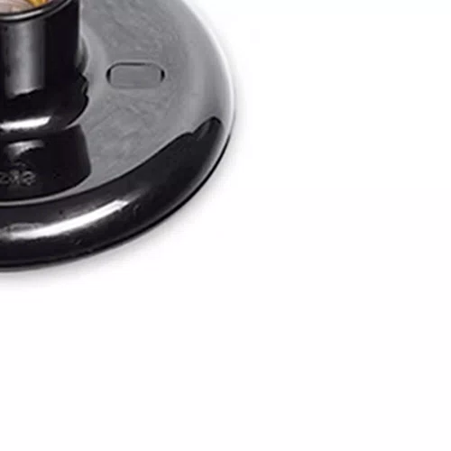 Plafon com Bocal de Porcelana 100W Preto - Pluzie