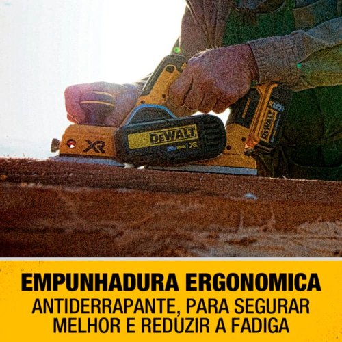 Plaina 20V MAX com Motor Brushless 15.000 RPM - DCP580B - Dewalt