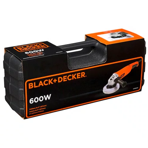 Politriz/ Lixadeira 5" 600W 110V Com Maleta - Black & Decker