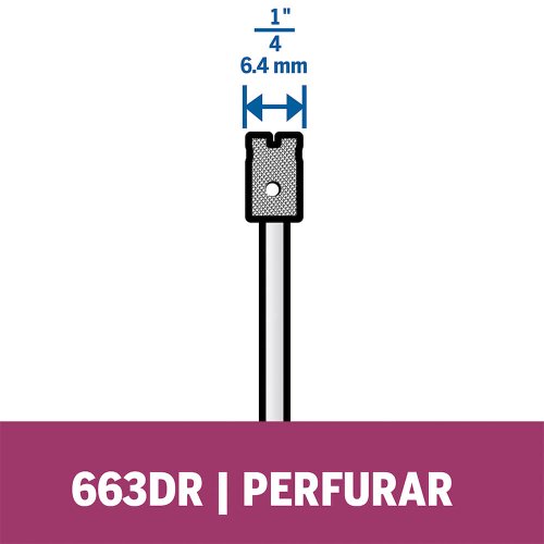Ponta de Broca Para Vidro 663DR - Dremel