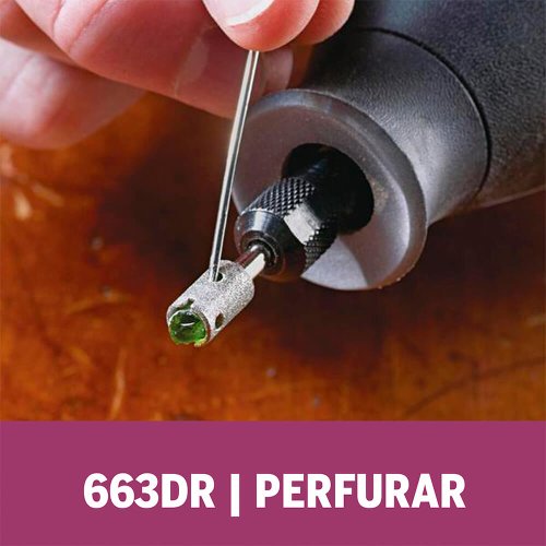 Ponta de Broca Para Vidro 663DR - Dremel