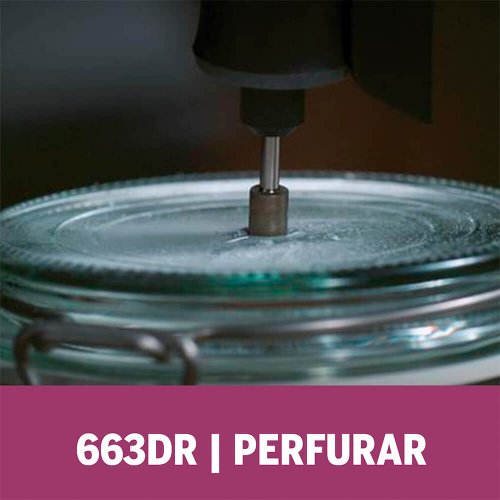 Ponta de Broca Para Vidro 663DR - Dremel