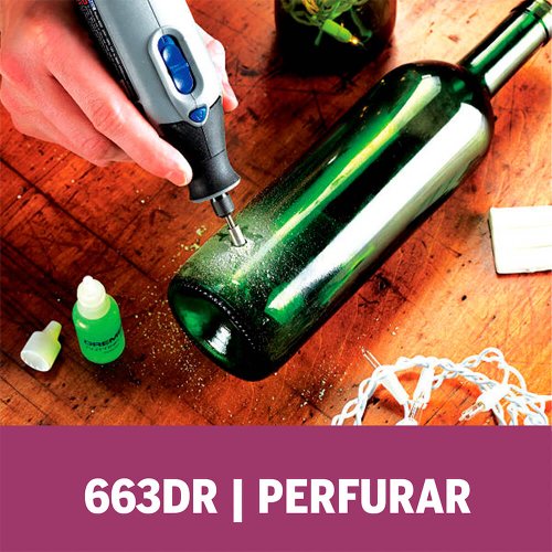 Ponta de Broca Para Vidro 663DR - Dremel