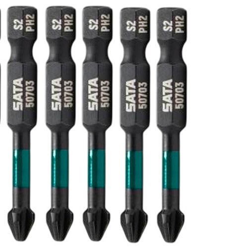 Ponta Impacto Phillips N3 50mm com 10 peças - Sata