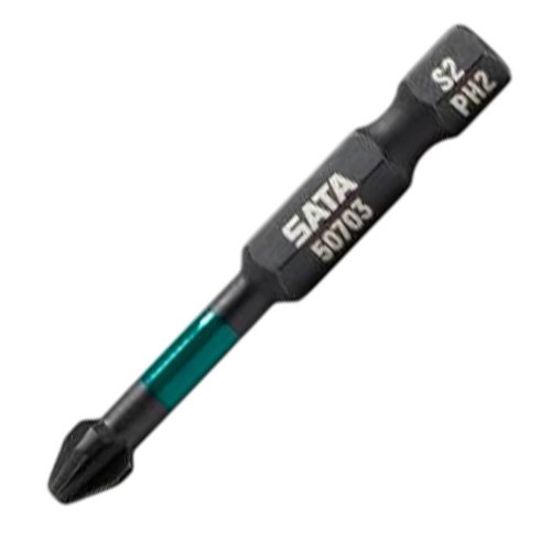 Ponta Impacto Phillips N3 50mm com 10 peças - Sata
