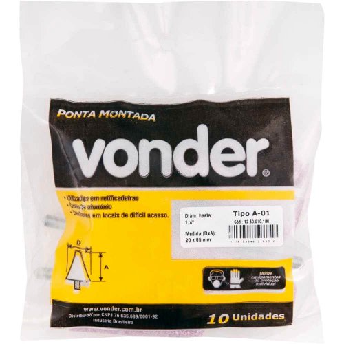 Ponta Montada A-01 Haste 1/4" - Vonder