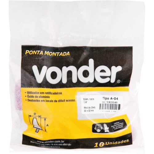 Ponta Montada A-04 Haste 1/4" - Vonder