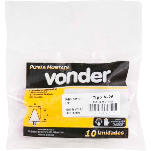 Ponta Montada A-26 Haste 1/4" - Vonder