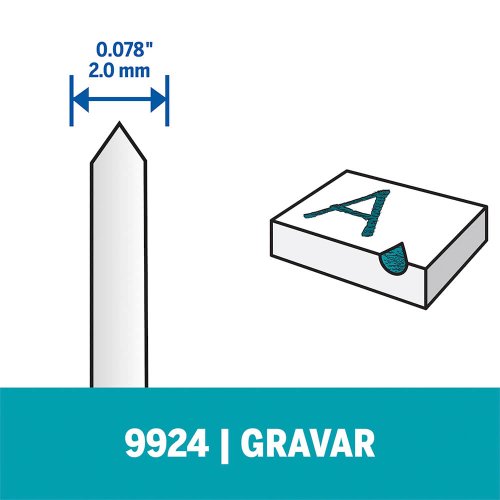 Ponta para Gravador em Carboneto Ref.: 9924 - Dremel