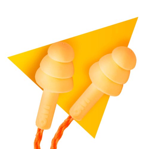 Protetor Auricular Pomp Plus Silicone/Cordão Poliéster - 3M