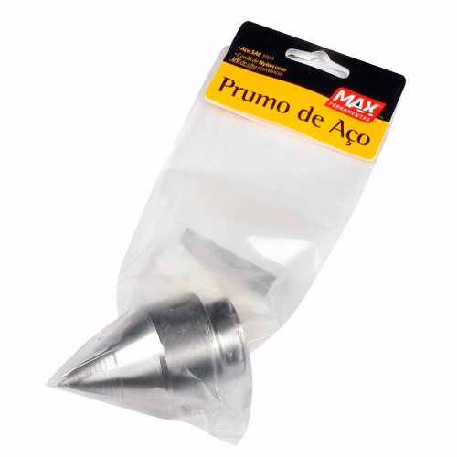 Prumo de Centro de Aço 300g - Max Ferramentas