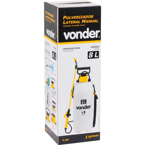 Pulverizador 8 L Compressão Prévia PL 008 - Vonder