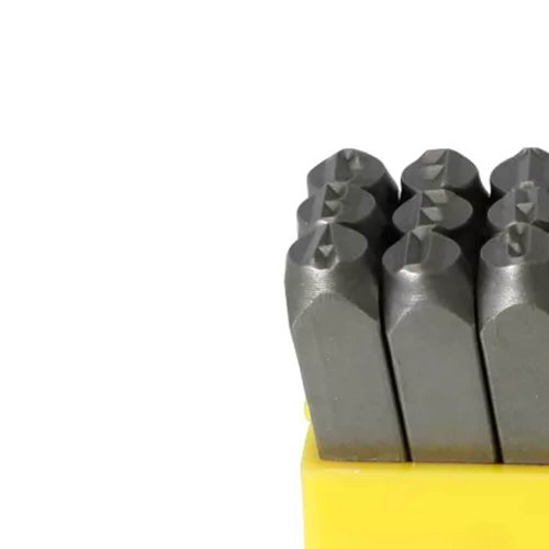 Punção Alfabético 5,00mm com 27 peças - Rocast