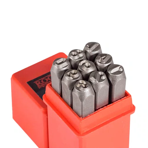 Punção Numérico 1.50mm com 9 peças - Rocast