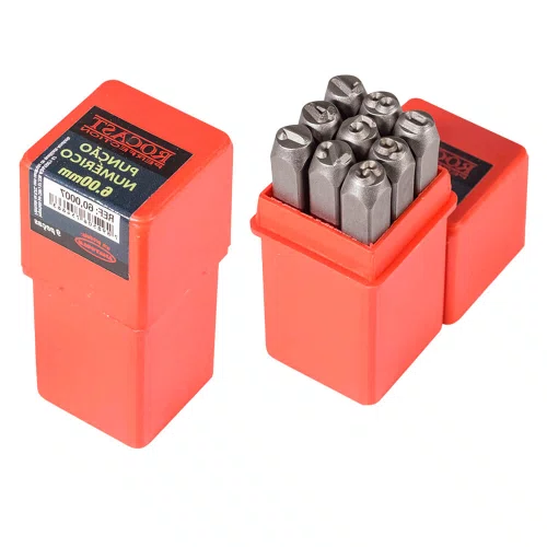 Punção Numérico 1.50mm com 9 peças - Rocast