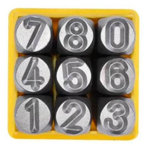 Punção Numérico 5,00mm 9 peças - Rocast