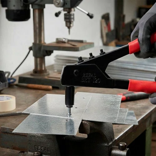 Rebitador Manual Alicate Profissional BRT-120 - POP REFAL