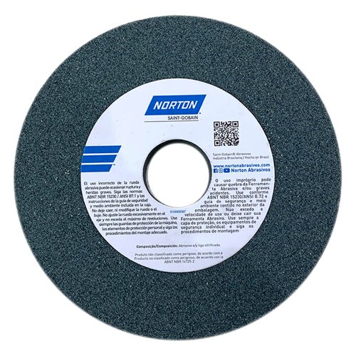 Rebolo Reto 39C80 6 x 3/4 x 1.1/4" - Norton