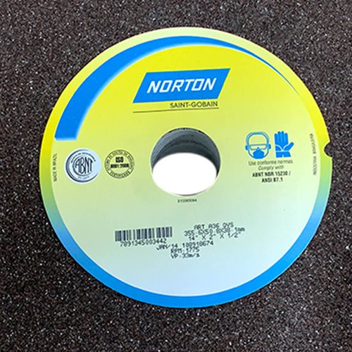 Rebolo Reto A36 - 14x2x1.1/2 - Norton