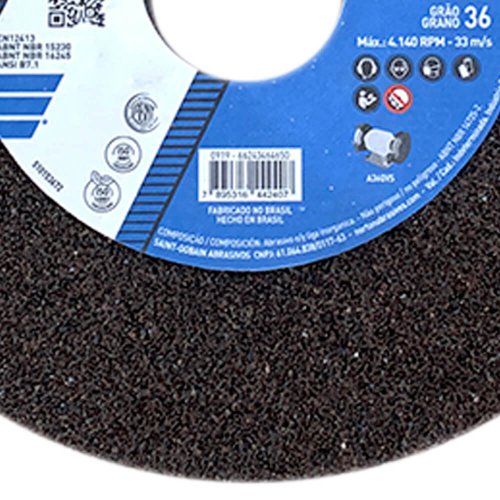 Rebolo Reto A36 QVS 152,4X19,0X31,75 - Norton