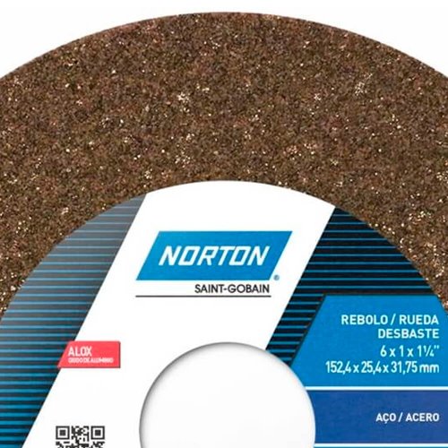 Rebolo Reto A46 OVS 152,4X19,0X31,75 - Norton