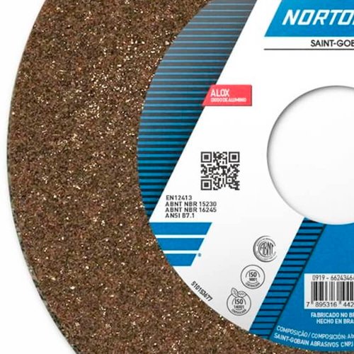 Rebolo Reto A46 OVS 152,4X19,0X31,75 - Norton