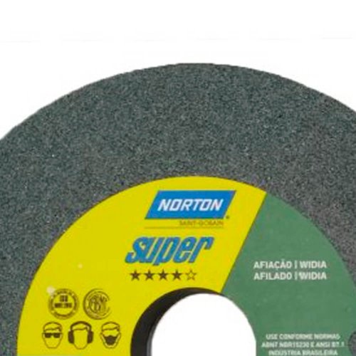 Rebolo Reto Metal Duro 39C60 152,4 x 19,0 x 31,75 - Norton