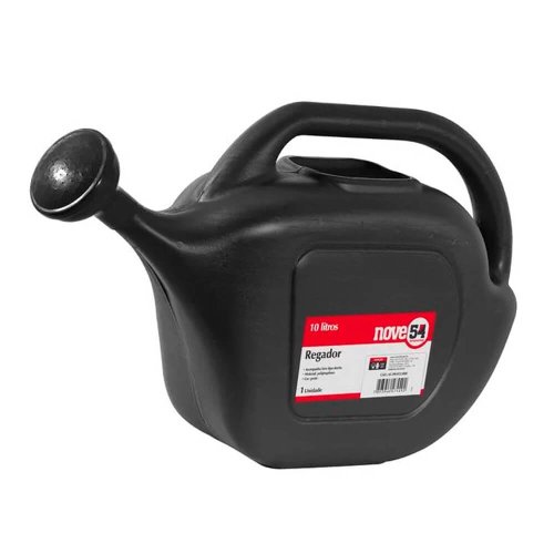 Regador Plástico Preto 10L 954 - Nova54