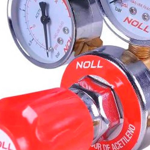 Regulador de Pressão de Gás Acetileno - 339.0004 - Noll