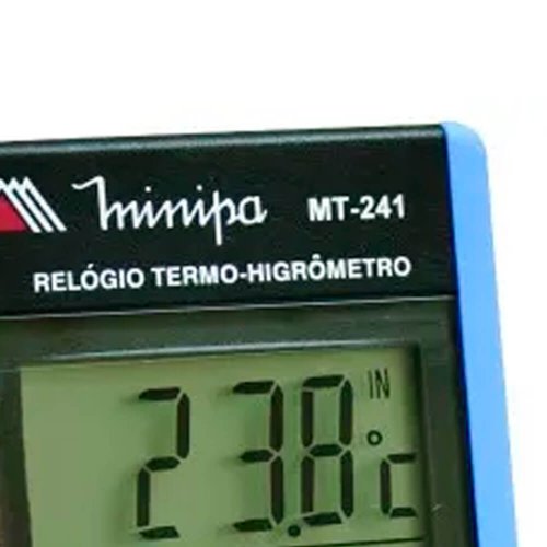 Relógio Termo- Higrômetro Interno/ Externo - MT-241 - Minipa