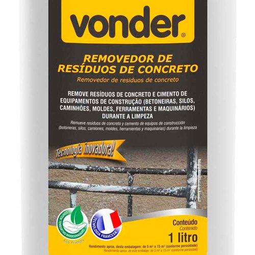 Removedor de Resíduos de Concreto 1 Litro - Vonder