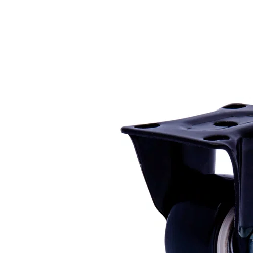 Rodízio Fixo Black 41mm 30kg com Placa e Roda Preto - Colson