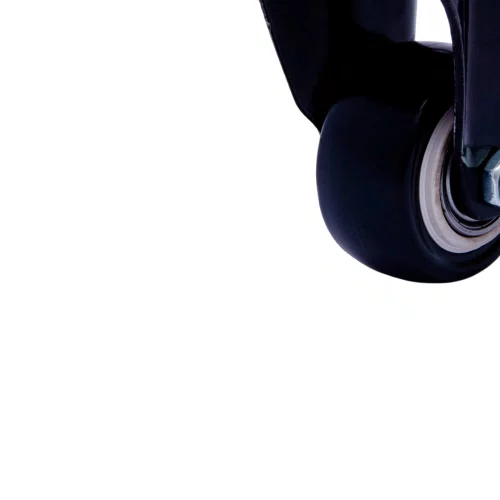 Rodízio Fixo Black 41mm 30kg com Placa e Roda Preto - Colson