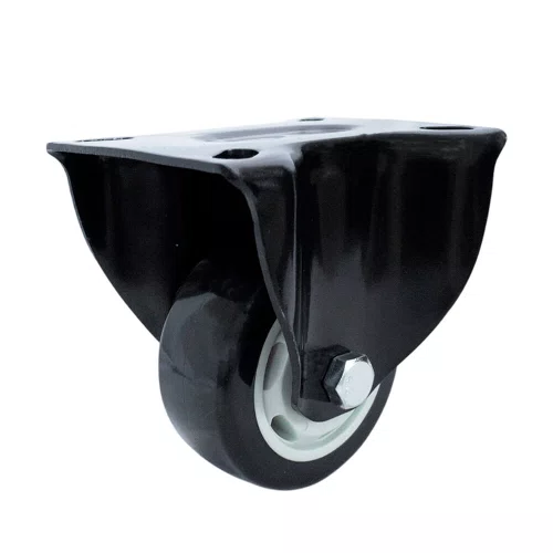 Rodízio Fixo Black 75mm 70kg com Poliuretano  Preto - Colson