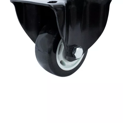 Rodízio Fixo Black 75mm 70kg com Poliuretano  Preto - Colson